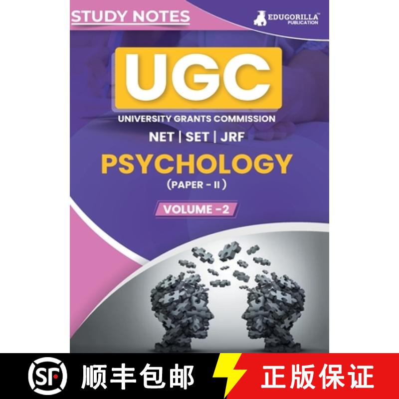 【3-4周达】UGC NET Paper II Psychology (Vol 2) Topic-wise Notes (English Edition) | A Complete Prepar... [9789355567499]