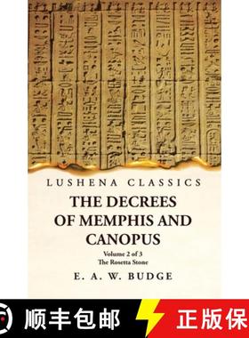 【3-4周达】The Decrees of Memphis and Canopus The Rosetta Stone Volume 2 of 3 [9781639239726]
