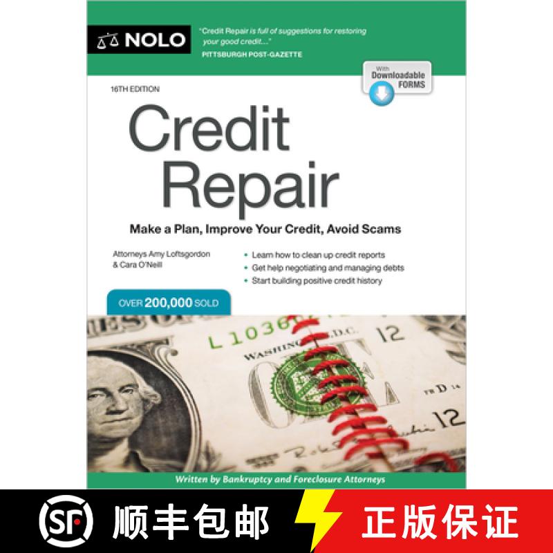 【4周达】Credit Repair: Make a Plan, Improve Your Credit, Avoid Scams [9781413332094]