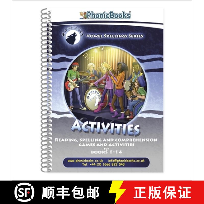 【3-4周达】Phonic Books Moon Dogs Set 3 Vowel Spellings Activities: Photocopiable Activities Accompan... [9781783692859]