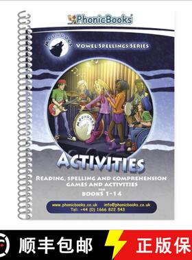 【3-4周达】Phonic Books Moon Dogs Set 3 Vowel Spellings Activities: Photocopiable Activities Accompan... [9781783692859]