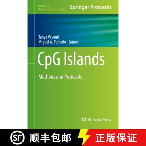 【3-4周达】精装 CpG Islands : Methods and Protocols (1st ed. 2018) [9781493977673]