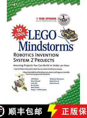 【3-4周达】10 Cool Lego Mindstorm Robotics Invention System 2 Projects: Amazing Projects You Can Buil... [9781931836616]
