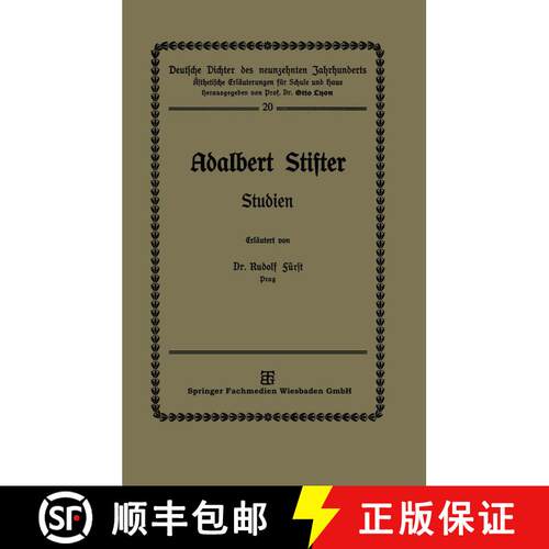 【3-4周达】Adalbert Stifter: Studien [9783663156741]