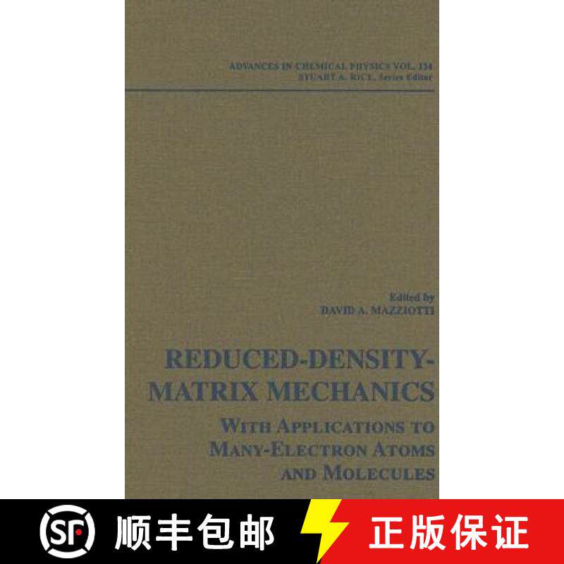 【3-4周达】Reduced-Density-Matrix Mechanics: With Applicationto Many Electron Atoms And Molecules [Wi... [9780471790563]