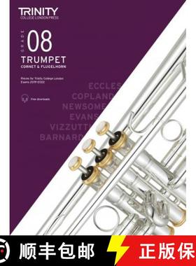 【3-4周达】Trinity College London Trumpet, Cornet & Flugelhorn Exam Pieces From 2019. Grade 8 [9780857368065]