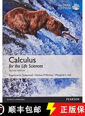 【3-4周达】Calculus for the Life Sciences, Global Edition + MyLab Math with Pearson eText [9781292249124]
