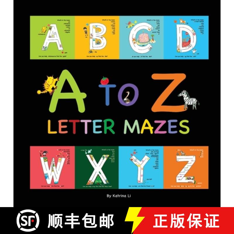 【3-4周达】A to Z letter mazes [9781777794118]