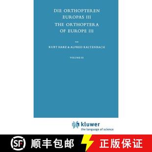 9789061931225 Europe Europas Die Volume The 4周達 Orthoptera III Orthopteren