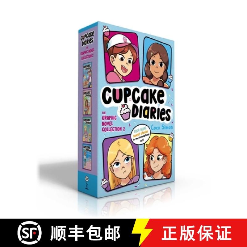【3-4周达】Cupcake Diaries the Graphic Novel Collection 2 (Boxed Set): Katie, Batter Up! Graphic Nove... [9781665975247]