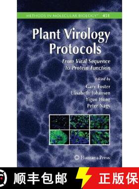 【3-4周达】Plant Virology Protocols: From Viral Sequence to Protein Function - Plant Virology Protoco... [9781588298270]