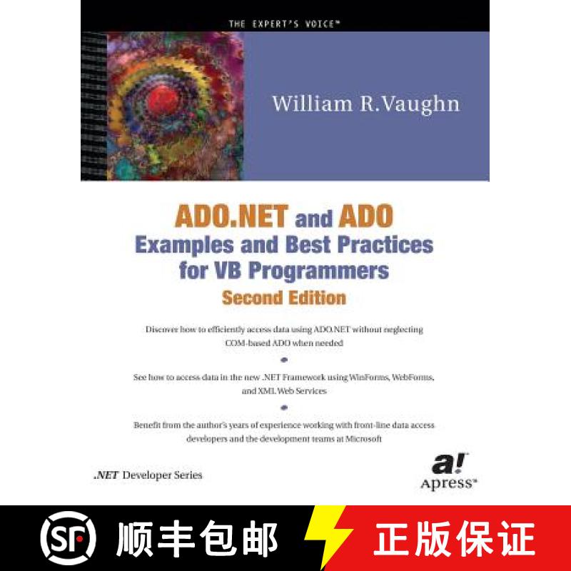 预订 ADO.NET and ADO Examples and Best Practices for VB Programmers [With CDROM] [9781893115682]