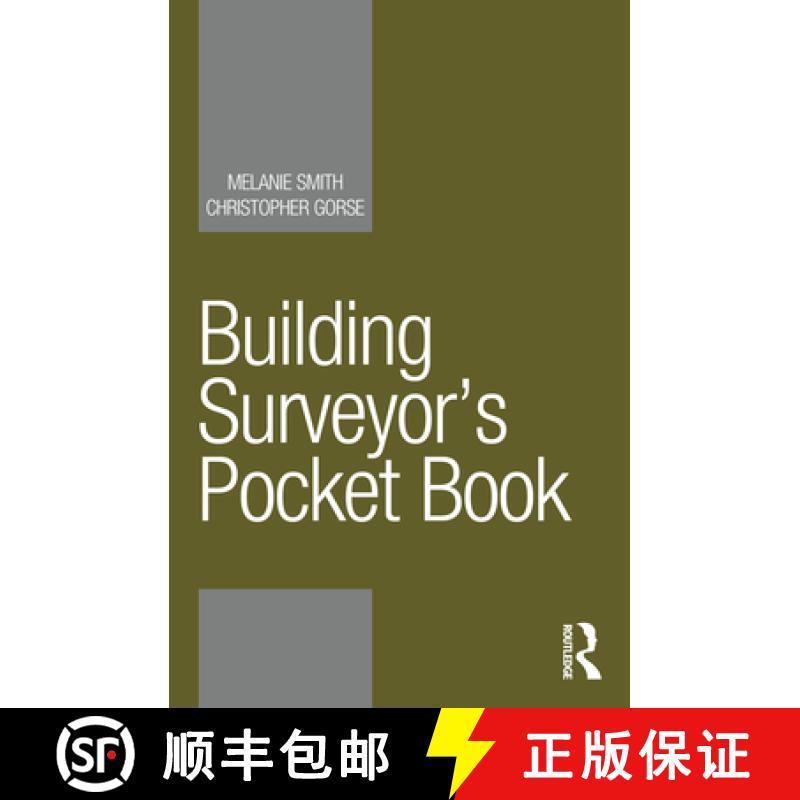 【3-4周达】BUILDING SURVEYOR S POCKET BOOK - G [9781138307919]