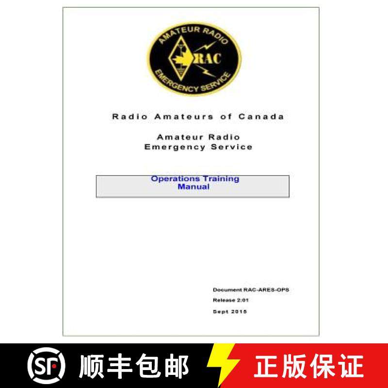 预订 Radio Amateurs of Canada Amateur Radio Emergency Service Operations Training Manual [9780978086954]