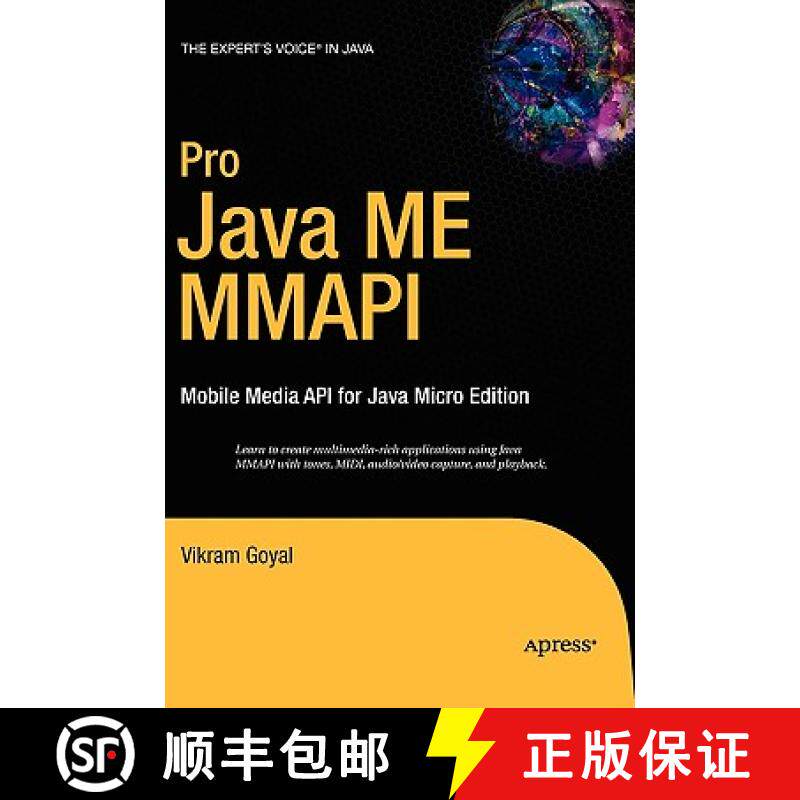 【3-4周达】Pro Java ME MMAPI: Mobile Media API for Java Micro Edition [9781590596395]