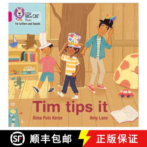 【3-4周达】Tim tips it: Band 01a/Pink a [9780008409791]