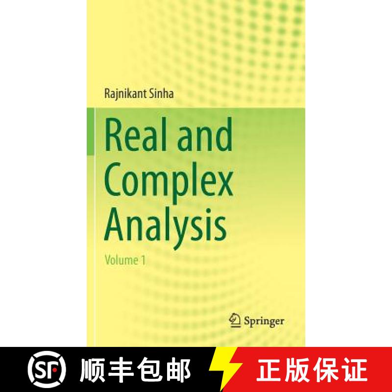 【3-4周达】Real and Complex Analysis : Volume 1 [9789811309373]
