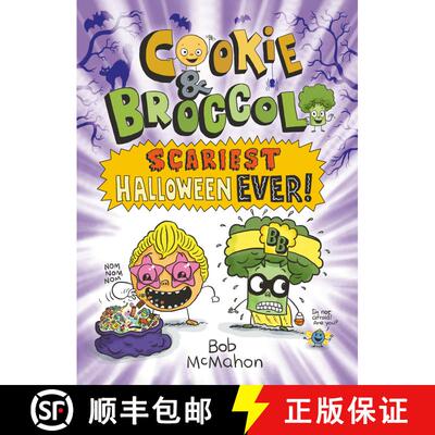 【3-4周达】Cookie & Broccoli: Scariest Halloween Ever!: A Graphic Novel [9780593530016]