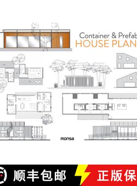 【3-4周达】Container and Prefab House Plans [9788416500758]