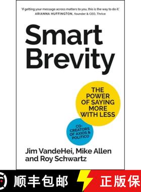【3-4周达】Smart Brevity : The Power of Saying More with Less [9781399809641]