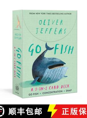 【3-4周达】Go Fish: A 3-In-1 Card Deck: Card Games Include Go Fish, Concentration, and Snap [9781984826749]