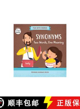 【3-4周达】Synonyms: Two Words, One Meaning: Picture Book for Kids Improve Vocabulary & Spelling Fun ... [9789354571527]