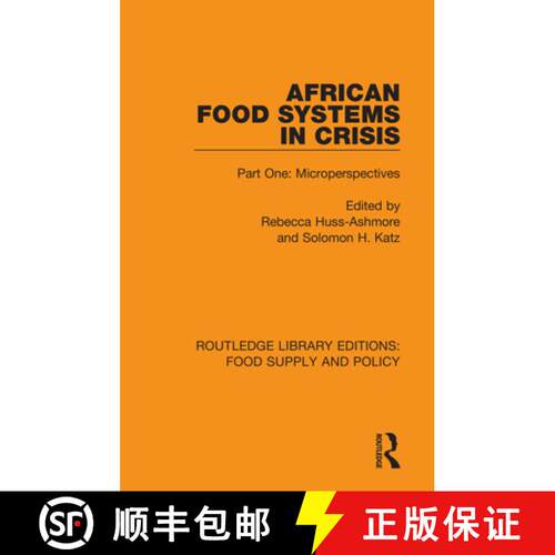 【3-4周达】精装 African Food Systems in Crisis: Part One: Microperspectives [9780367275822]