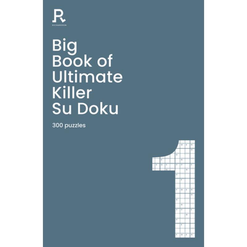 【4周达】Big Book of Ultimate Killer Su Doku Book 1: A Bumper Deadly Killer Sudoku Book for Adults Co... [9781913602093] 书籍/杂志/报纸 娱乐时尚类原版书 原图主图