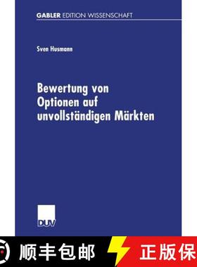 【3-4周达】Bewertung Von Optionen Auf Unvollständigen Märkten [9783824475889]