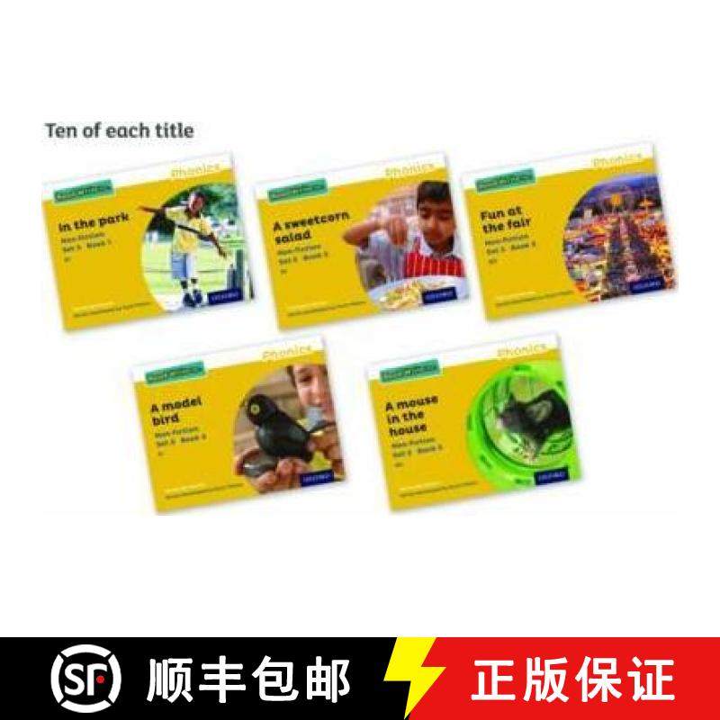 【3-4周达】Read Write Inc. Phonics: Yellow Set 5 Non-fiction books (Pack of 50) [9780198373698]