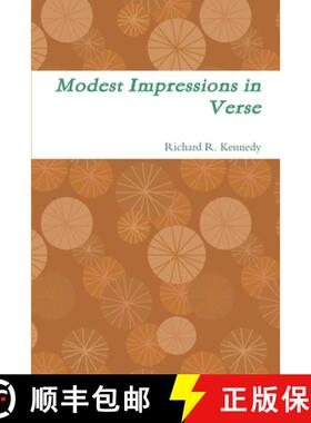 【3-4周达】Modest Impressions in Verse [9781105664793]