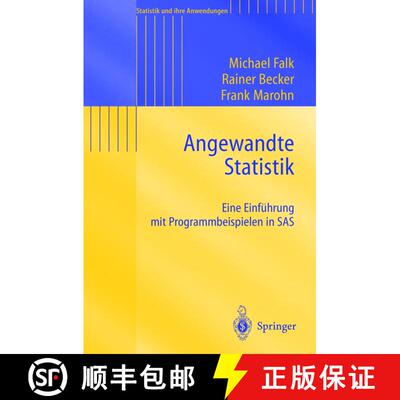 【3-4周达】Angewandte Statistik : Eine Einfï¿½hrung mit Programmbeispielen in SAS (1. Aufl. 1995. ... [9783540405801]