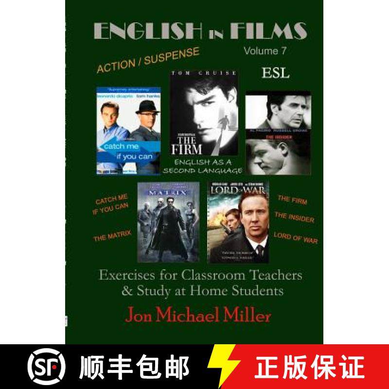【3-4周达】English in Films Vol. 7 Catch Me If You Can, The Firm, The Insider, Lord of War, The Matri... [9781105111679]