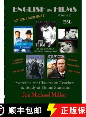 【3-4周达】English in Films Vol. 7 Catch Me If You Can, The Firm, The Insider, Lord of War, The Matri... [9781105111679]