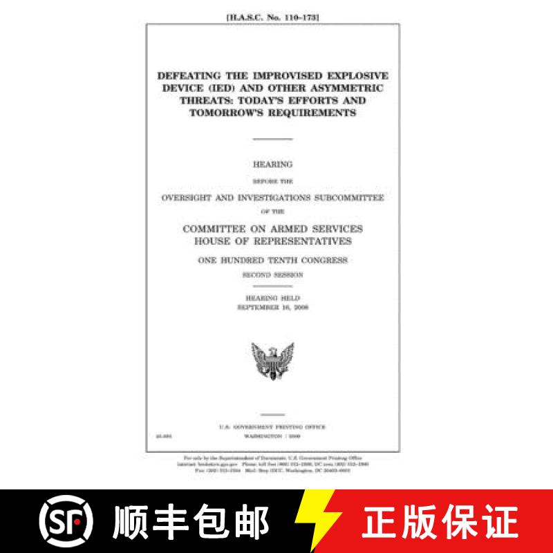 【3-4周达】Defeating the improvised explosive device (IED) and other asymmetric threats: today's effo... [9781983726187]