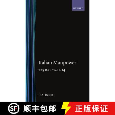 【3-4周达】精装 Italian Manpower 225 B.C.-A.D. 14 [9780198142836]
