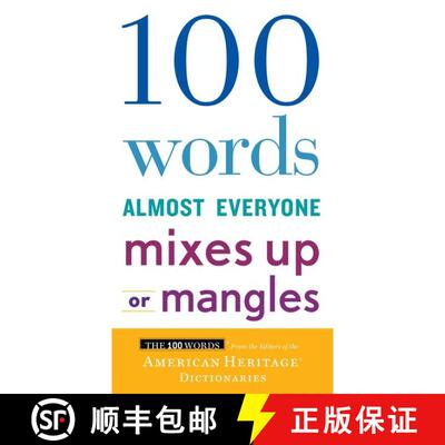 【3-4周达】100 Words Almost Everyone Mixes Up Or Mangles [9781328710321]