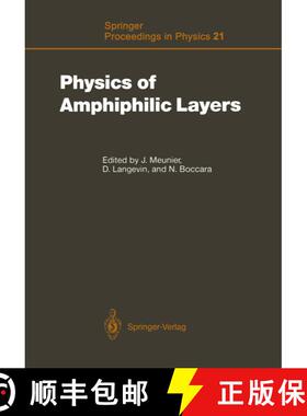 【3-4周达】Physics of Amphiphilic Layers : Proceedings of the Workshop, Les Houches, France February ... [9783642832048]