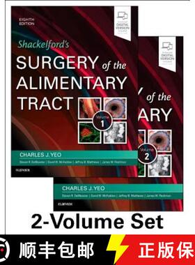 【3-4周达】Shackelford's Surgery of the Alimentary Tract, 2 Volume Set [9780323402323]