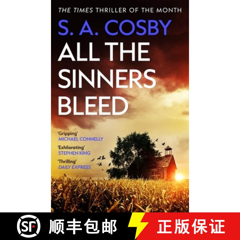 【3-4周达】All The Sinners Bleed : the new thriller from the award-winning author of RAZORBLADE TEARS [9781472299154]