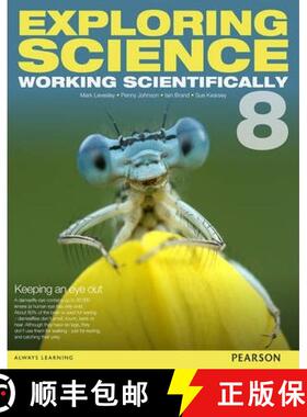 【3-4周达】Exploring Science: Working Scientifically Student Book Year 8 [9781447959618]