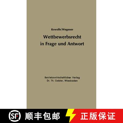 【3-4周达】Wettbewerbsrecht in Frage und Antwort [9783663039884]