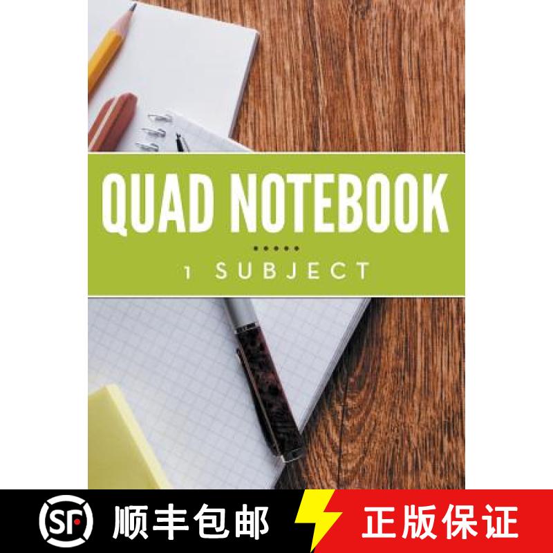 【3-4周达】Quad Notebook - 1 Subject [9781681455969]
