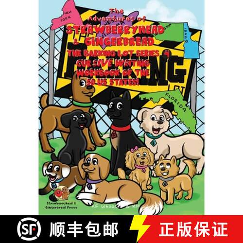 【3-4周达】The Adventures of Strawberryhead & Gingerbread-The Barking Lot Series (4) Cursive Writing ... [9798989495696]