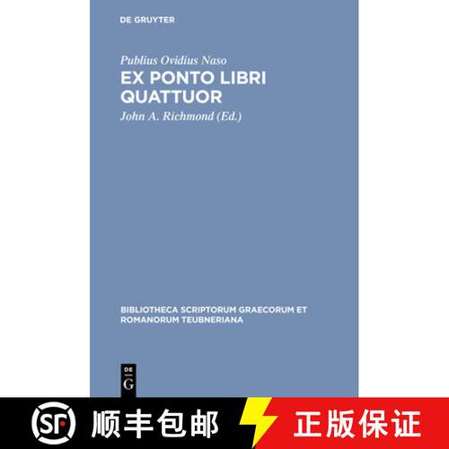 【3-4周达】精装 Ex Ponto Libri Quattuor CB [9783598715662]