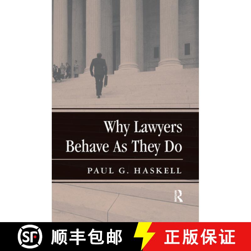 【3-4周达】Why Lawyers Behave As They Do [9780367313982]