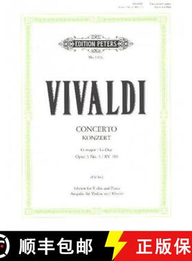【3-4周达】Violin Concerto in G Op. 3 No. 3 (RV 310) [9790014076375]