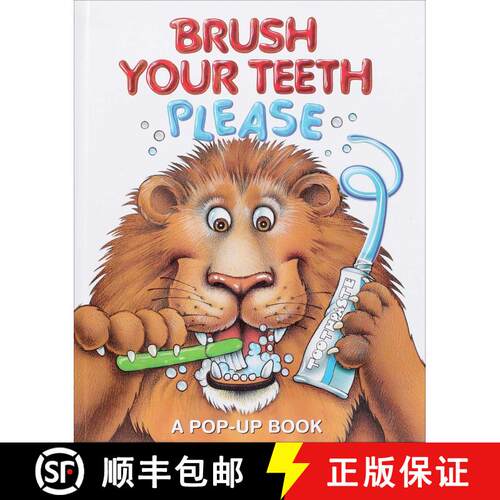 现货 精装 请刷牙 Brush Your Teeth, Please: A Pop-Up Book [9780794430405]