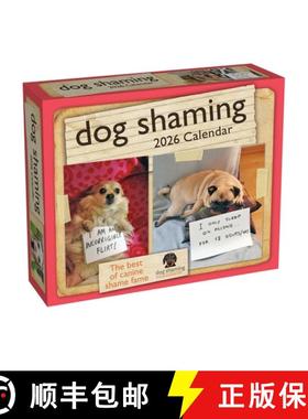 【3-4周达】Dog Shaming 2026 Day-To-Day Calendar [9781524898816]