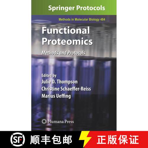 【3-4周达】Functional Proteomics: Methods and Protocols (Softcover reprint of hardcover 1st ed. 2008) [9781617378607]